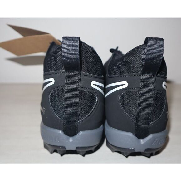 Nike CV0582 010 Men's Sz 10.5 Black Alpha Menace 3 Shark Molded Football Cleats - Picture 2 of 8